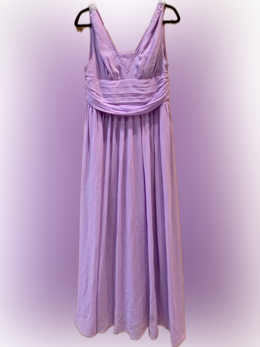 Ever Pretty Lavender Maxi Dress Formal Bridesmaid Prom Evening Gown US 12